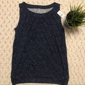 Loft Outlet Sleeveless Navy Top S